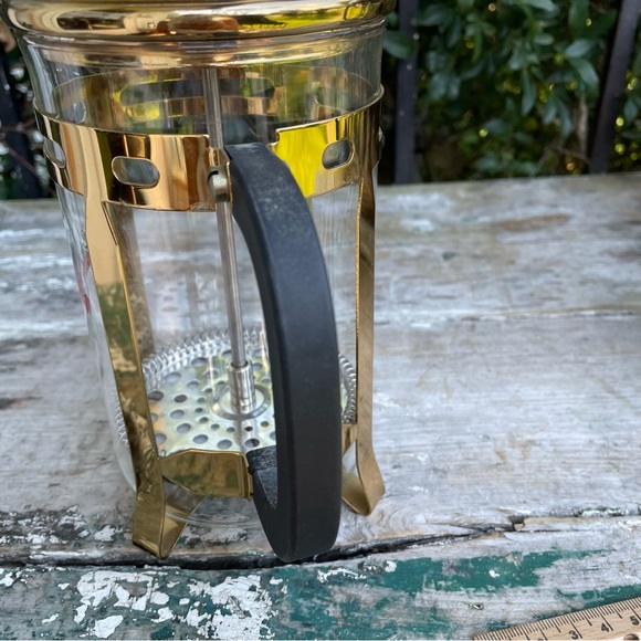 Cafe Copacabana Glass French coffee press gold - Picture 5 of 13